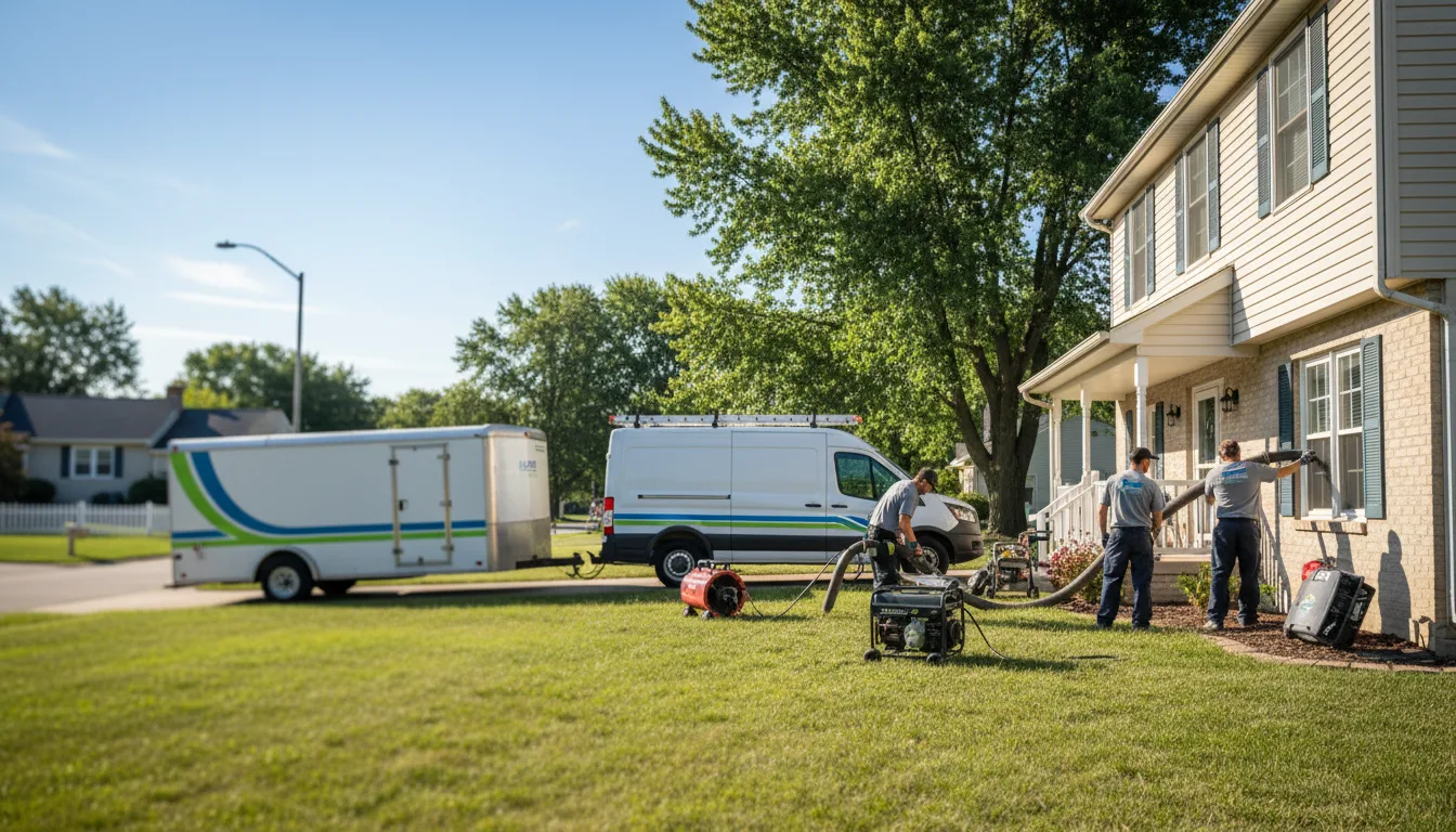 Flooded Basement Restoration And Cleanup With Repair in Amidon, ND near me